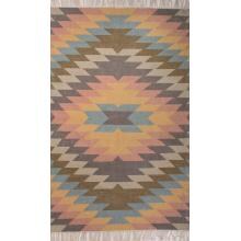 Jaipur Rugs Desert Mojave 5 X 8 Indoor/Outdoor Rug - Blue/Orange image