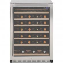 Summerset 24-Inch 5.3 Cu. Ft. 54 Bottle Outdoor Rated Deluxe Wine Cooler - SSRFR-24DWC image
