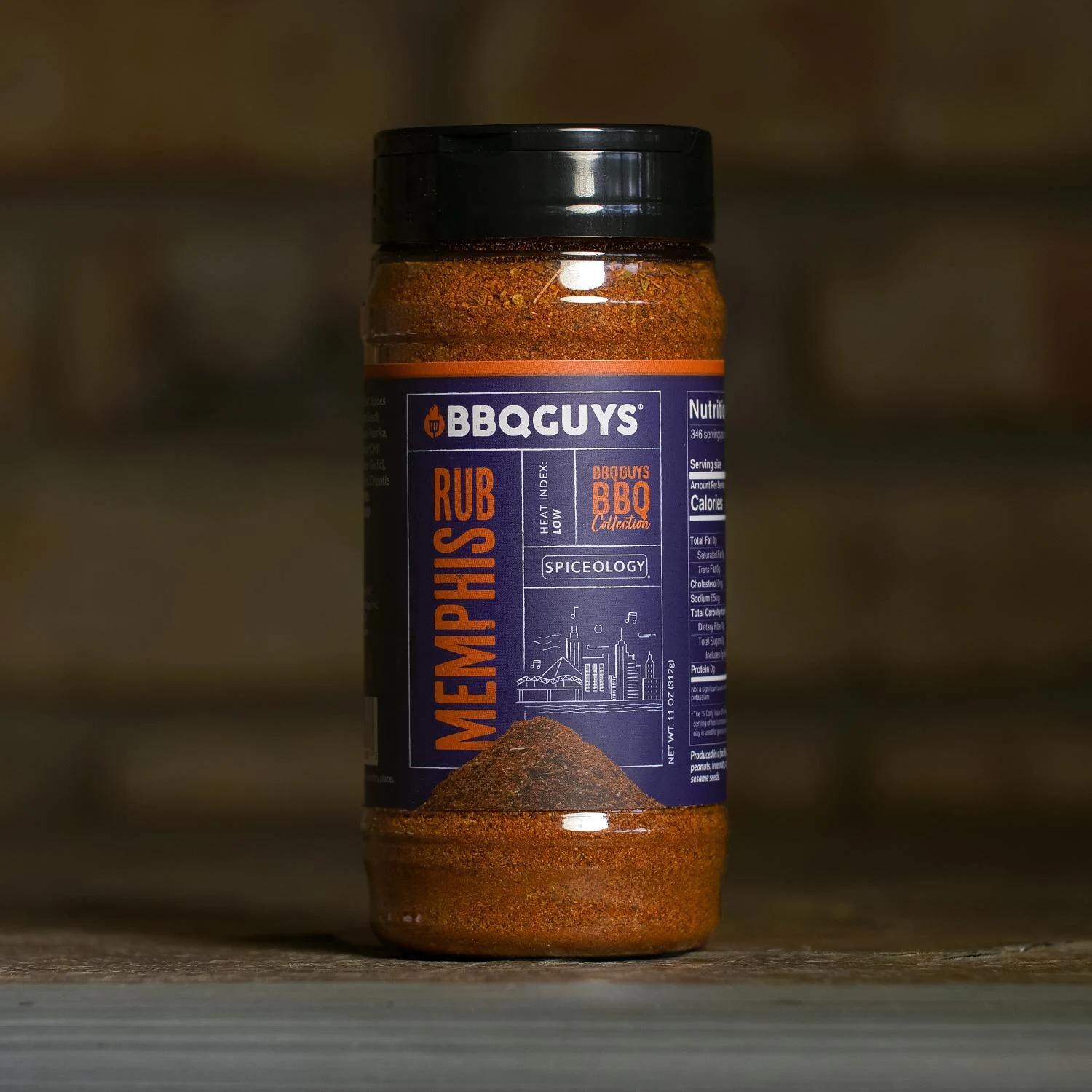 BBQGuys Signature x Spiceology Memphis Rub - 11 Oz. - BBQ-RB-MP-16