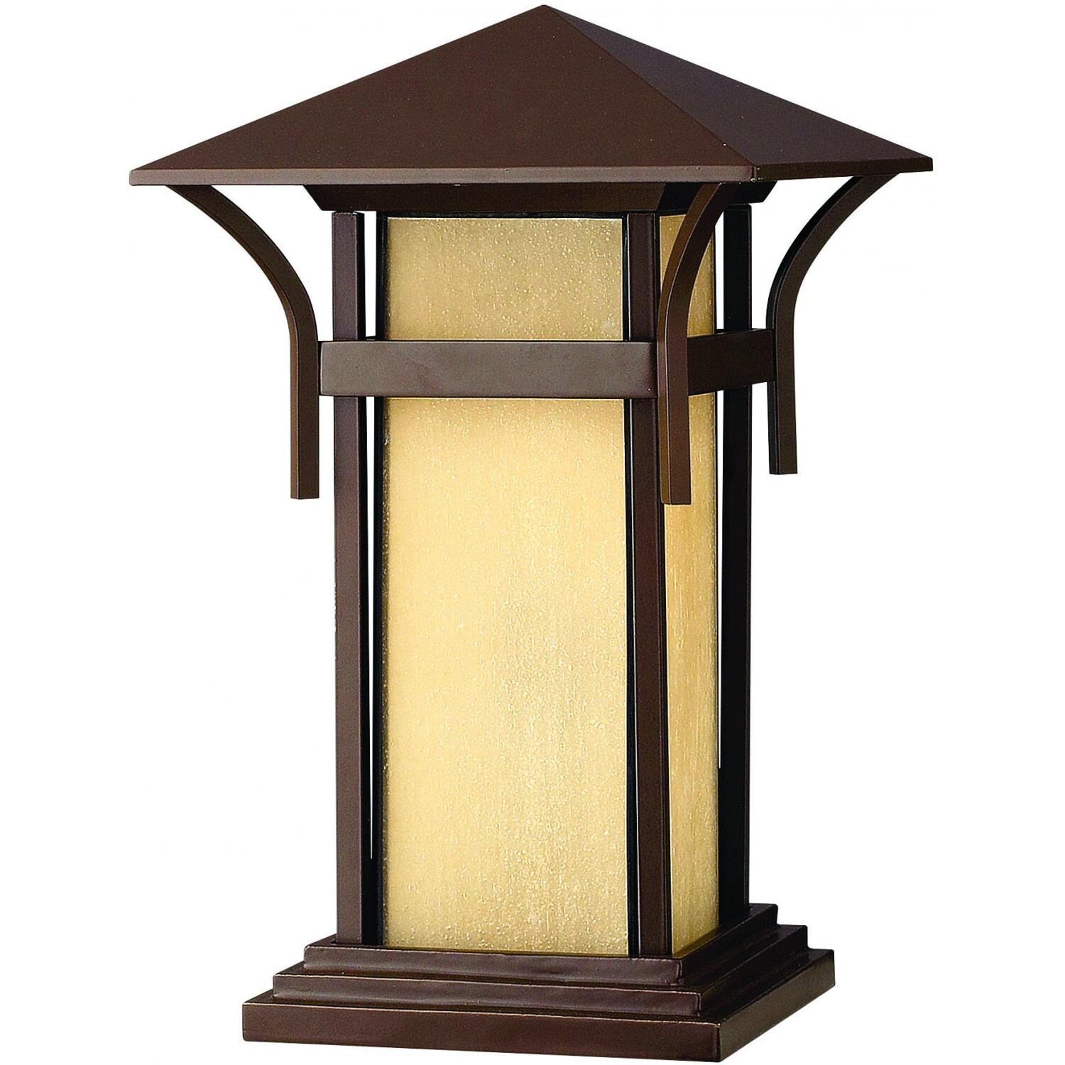 Hinkley Lighting Harbor One Light 17-Inch LED Outdoor Pier Mount - Anchor Bronze - 2576AR-LED