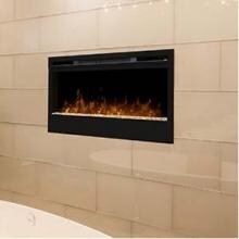 Dimplex - BLF34 - Wickson 34-Inch Wall Mount Electric Fireplace - Glass Embers