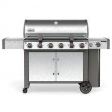 Weber Genesis II LX S-640 Freestanding Propane Gas Grill With Side Burner - Stainless Steel image