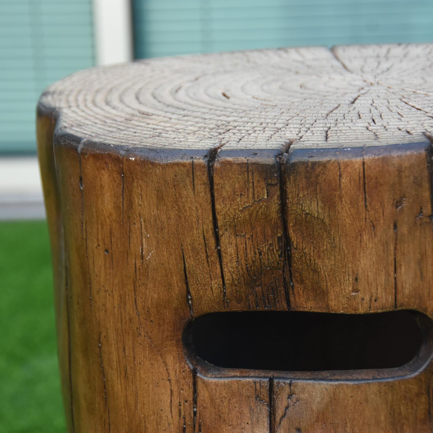 Elementi ONB01-118RW Propane Tank Cover - Redwood - Tank Cover - Detail thumbnail