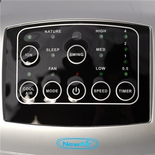 NewAir 75 Sq. Ft. Evaporative Air Cooler With Ionizer And Remote - AF-310 - Control Panel thumbnail