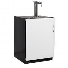 Marvel 24-Inch 5.7 Cu. Ft. Left Hinge Built-in Twin Tap Wine Dispenser - Panel Ready - ML24BNP3LP