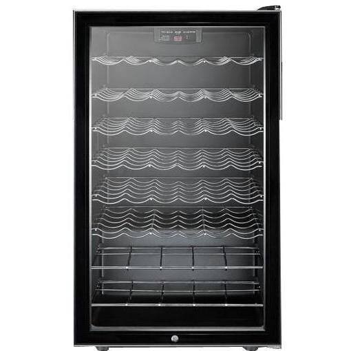 Summit SWC525L 42 Bottle Freestanding Wine Cooler - Front View thumbnail