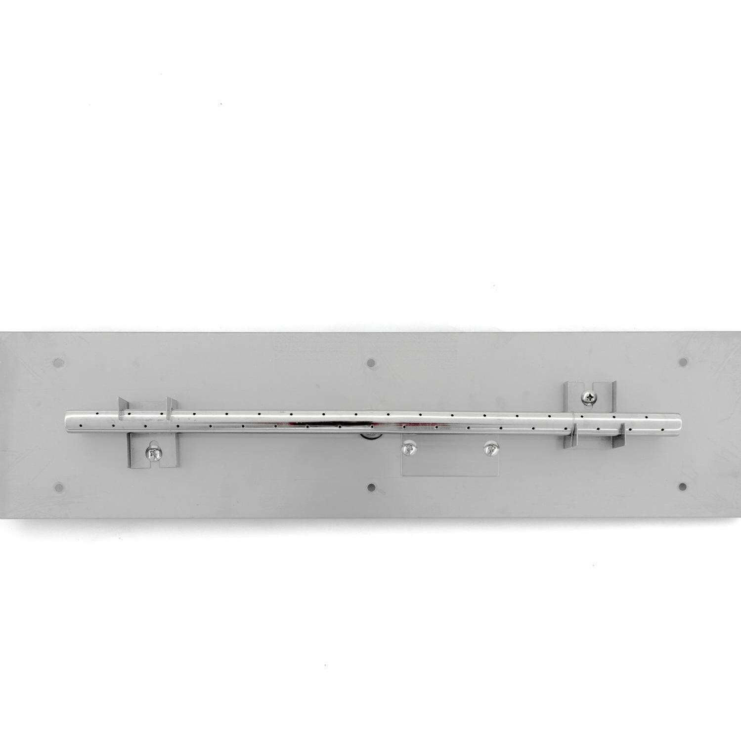  BBQGuys Signature Series 24-Inch Natural Gas Flat Linear Pan With T-Burner - Top View thumbnail