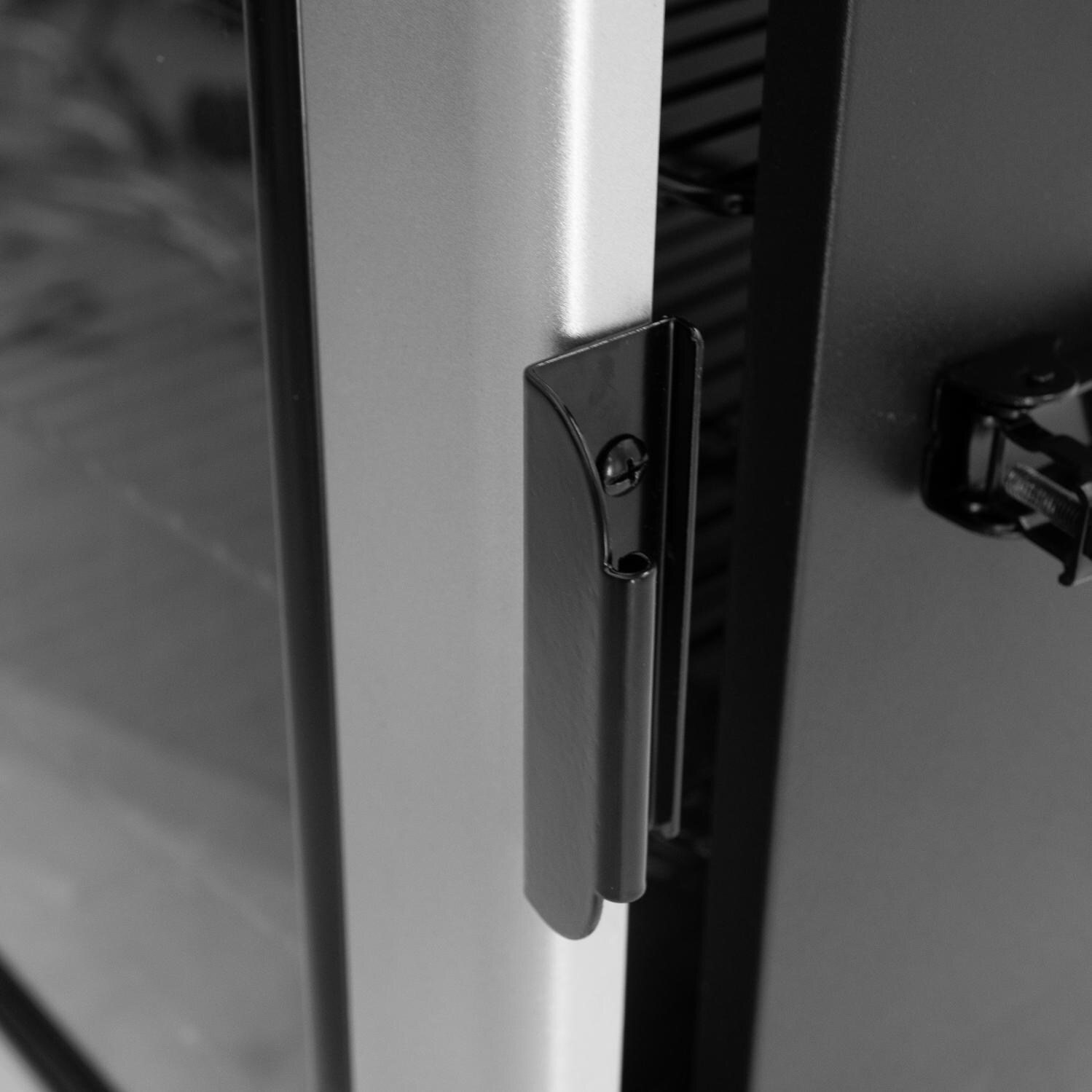 Pit Boss - 77232 - Silver Star 3 Series 3.2 Cu. Ft. Vertical Digital Electric Smoker w/ Window - Door Handle Open thumbnail