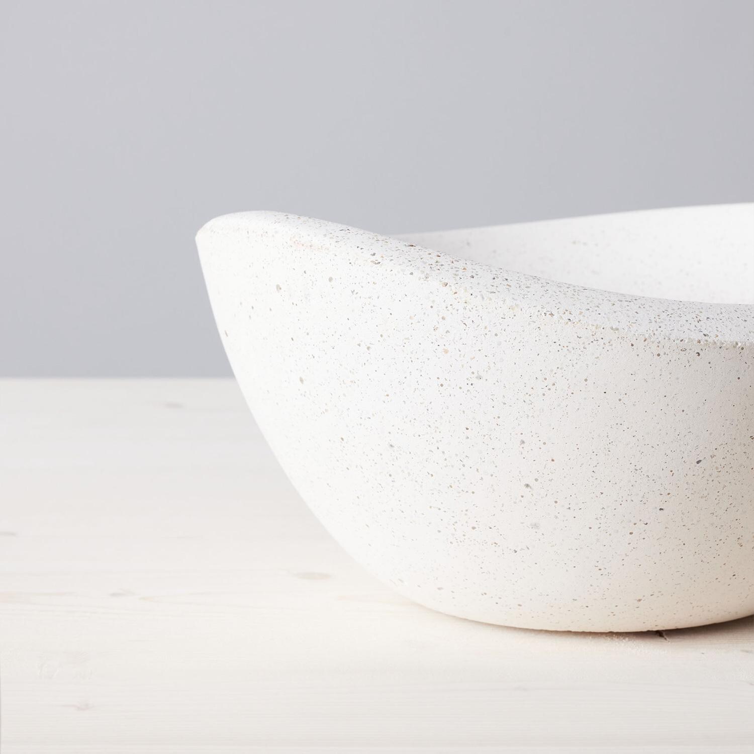 TerraFlame Wave Table Top Fire Bowl - White - Detail thumbnail