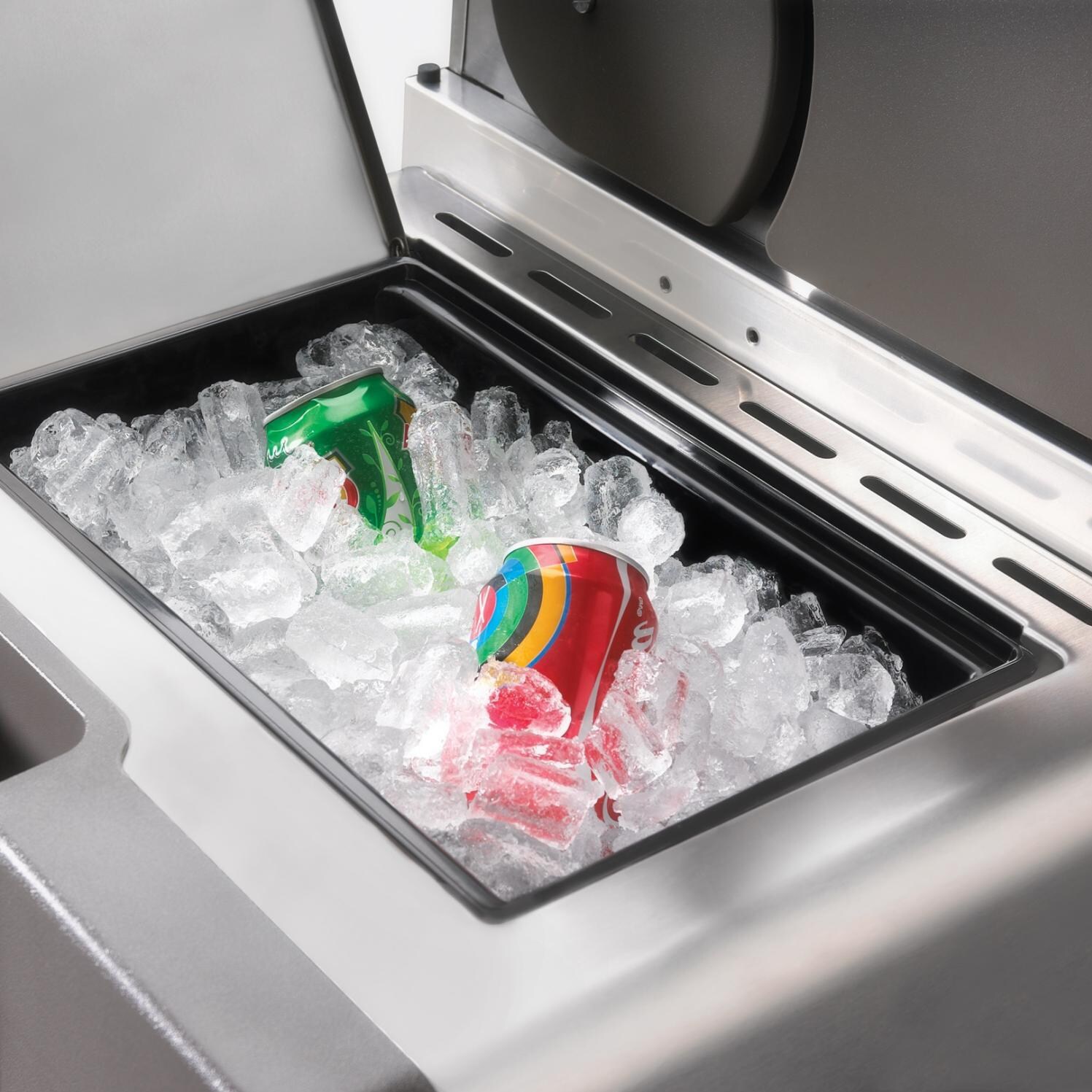 Napoleon LEX 485 LEX485RSIBNSS-A Natural Gas Grill On Cart - Integrated Ice Bucket thumbnail