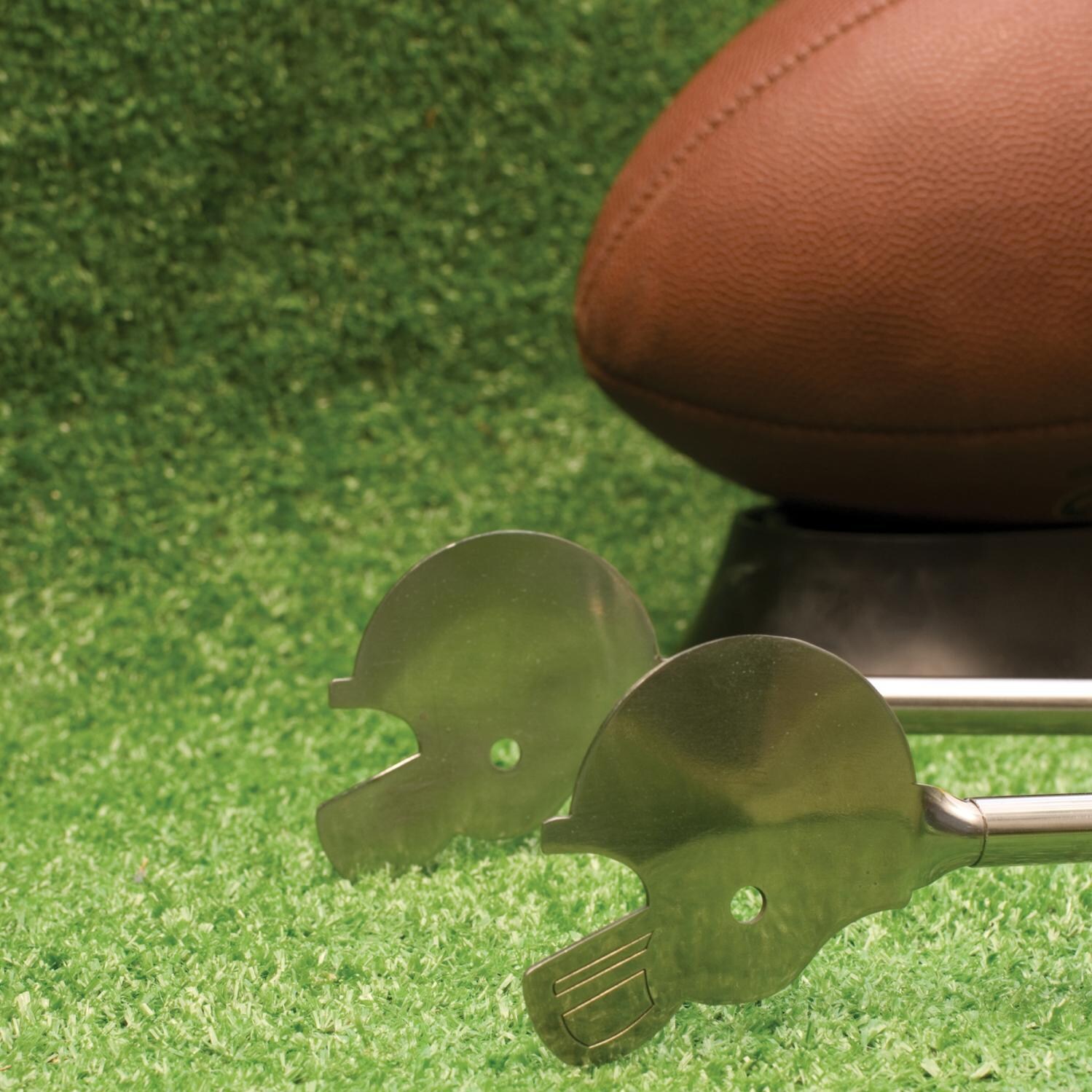 Charcoal Companion Football 3-Piece BBQ Tool Set - Detailed View thumbnail