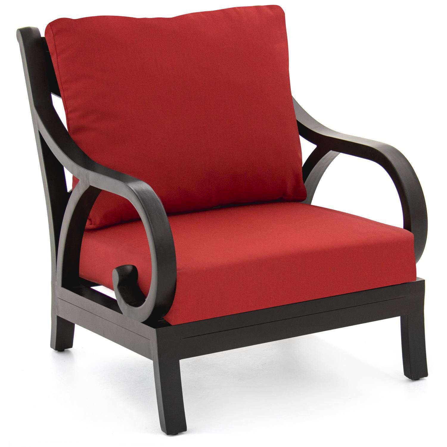 Avondale NLG402/403 Club Chair Seat And Back Cushion Set - Club Chair - Sunbrella Spectrum Crimson thumbnail