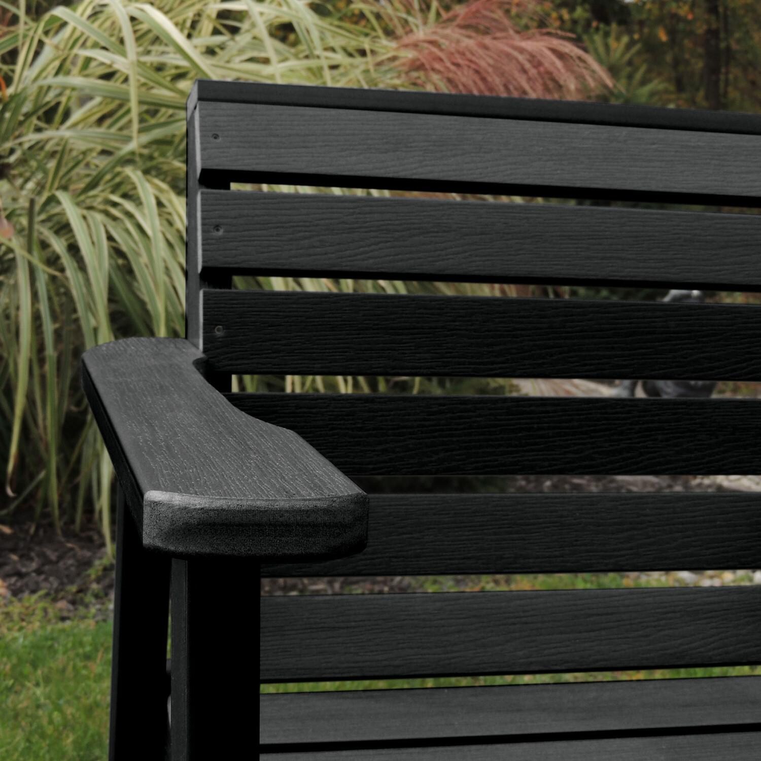 Lakeview Elm Pointe Garden Chair - Black - Arm thumbnail