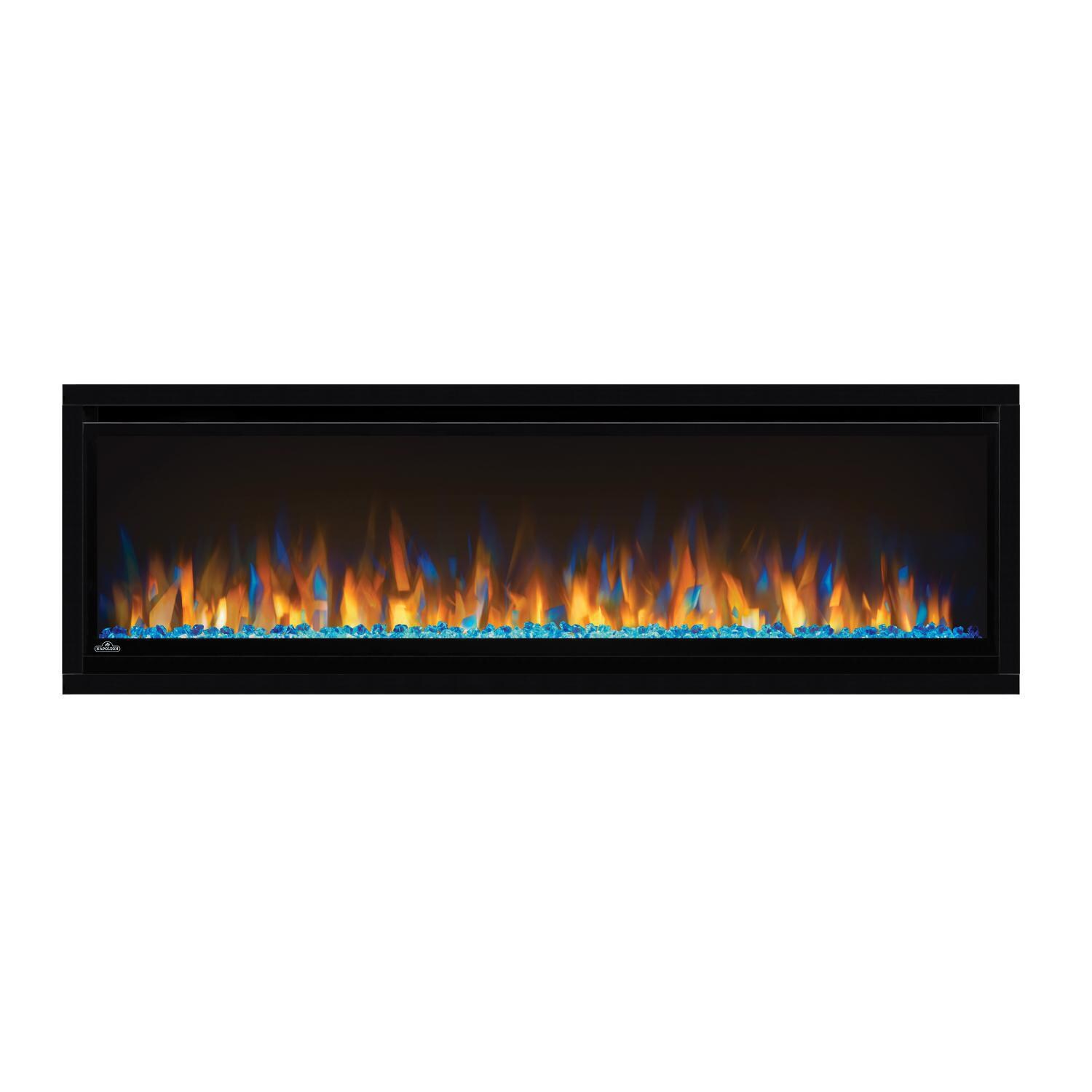 Napoleon NEFL50CHS 50-Inch Alluravision Slimline Wall Mount Electric Fireplace - Blue Ember Bed - Multi-Colored Flames thumbnail