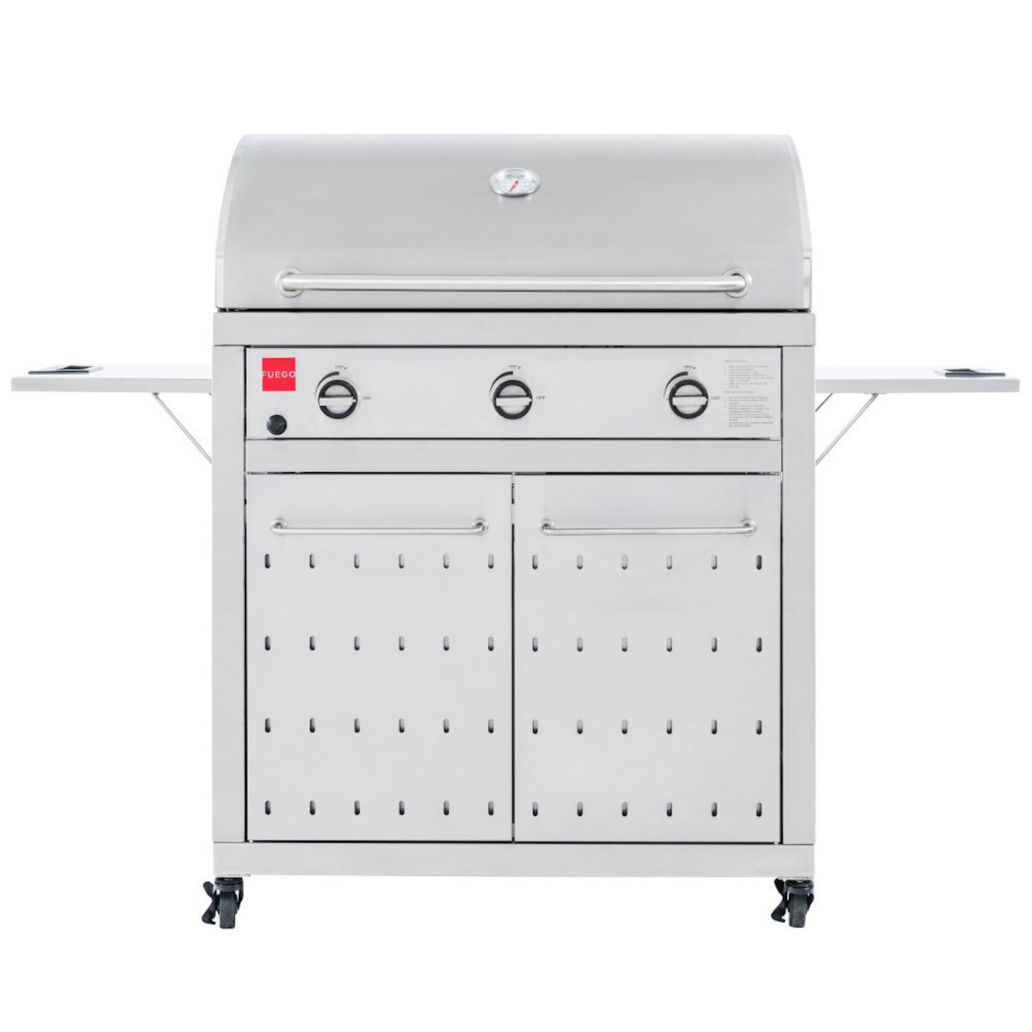 Fuego F Series 36 Inch 3 Burner Propane Gas Grill F36s Bbqguys