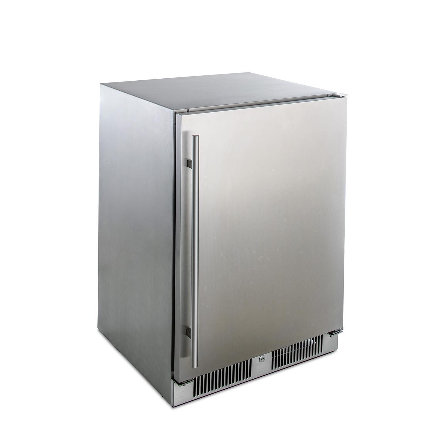 Blaze BLZ-SSRF-5.5 24-Inch 5.5 Cu. Ft. Outdoor Rated Compact Refrigerator - Side View - White Background thumbnail