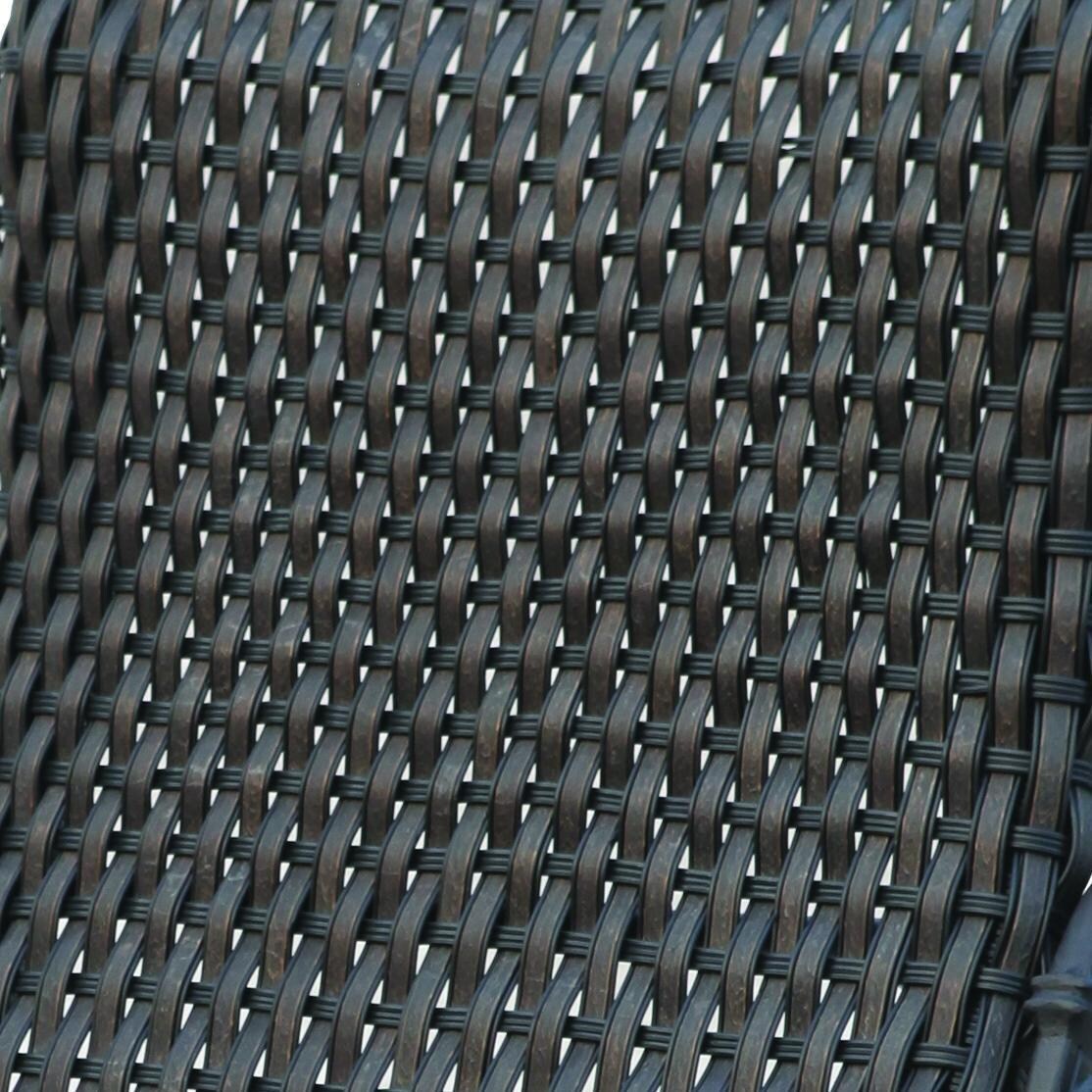 Darlee Victoria Espresso Resin Wicker Finish