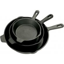 Bayou Classic Skillets 3 Piece Cast Iron Skillet Set image