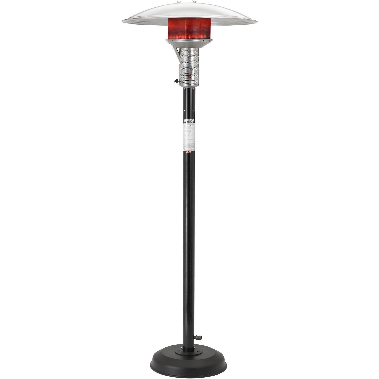 Sunglo 50000 BTU Natural Gas Patio Heater - Black thumbnail