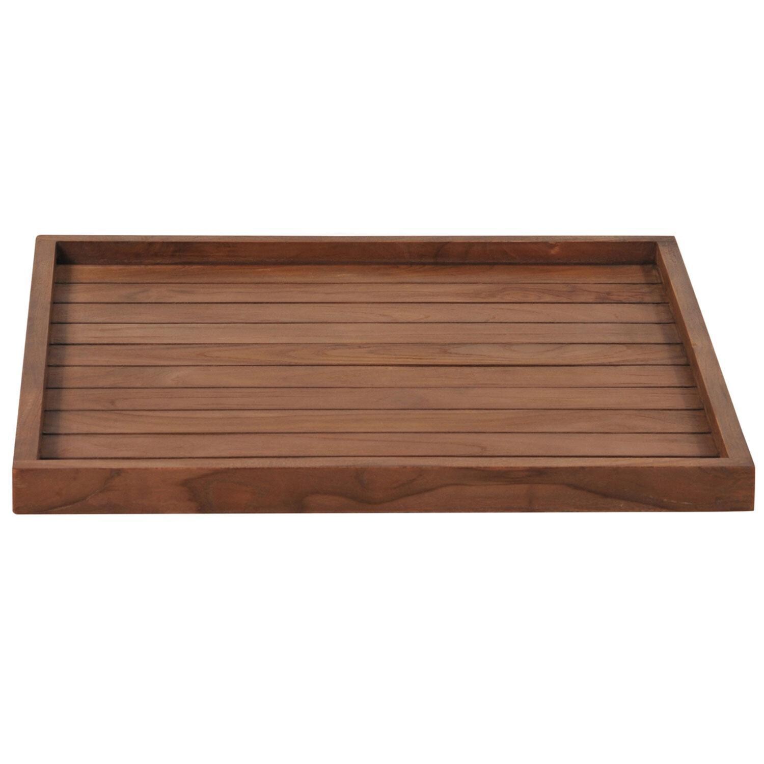 Balance Teak Serving Tray By KETTLER - Display - White Background thumbnail
