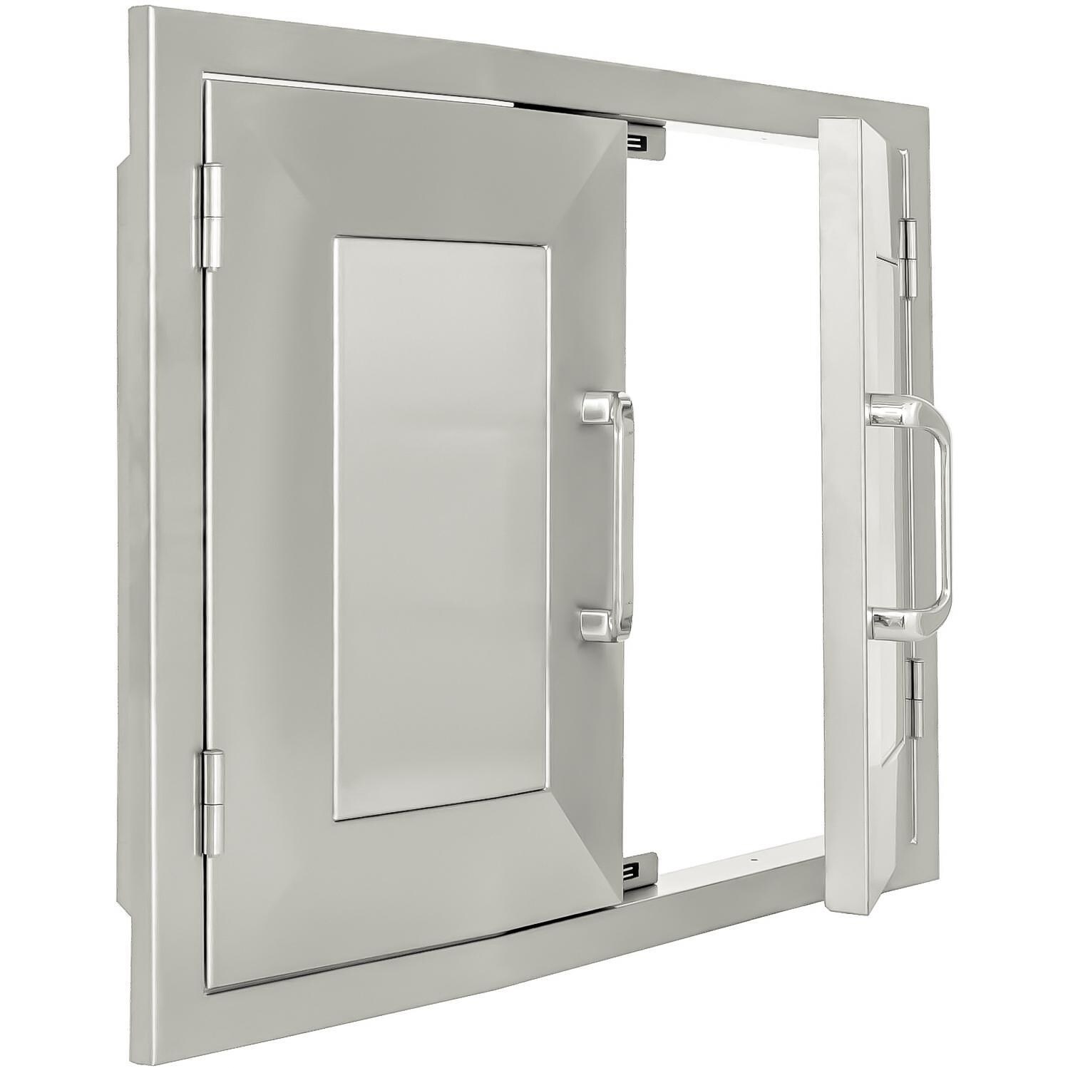 BBQGuys.com Kingston Panel Series Double Access Door - Door Open thumbnail