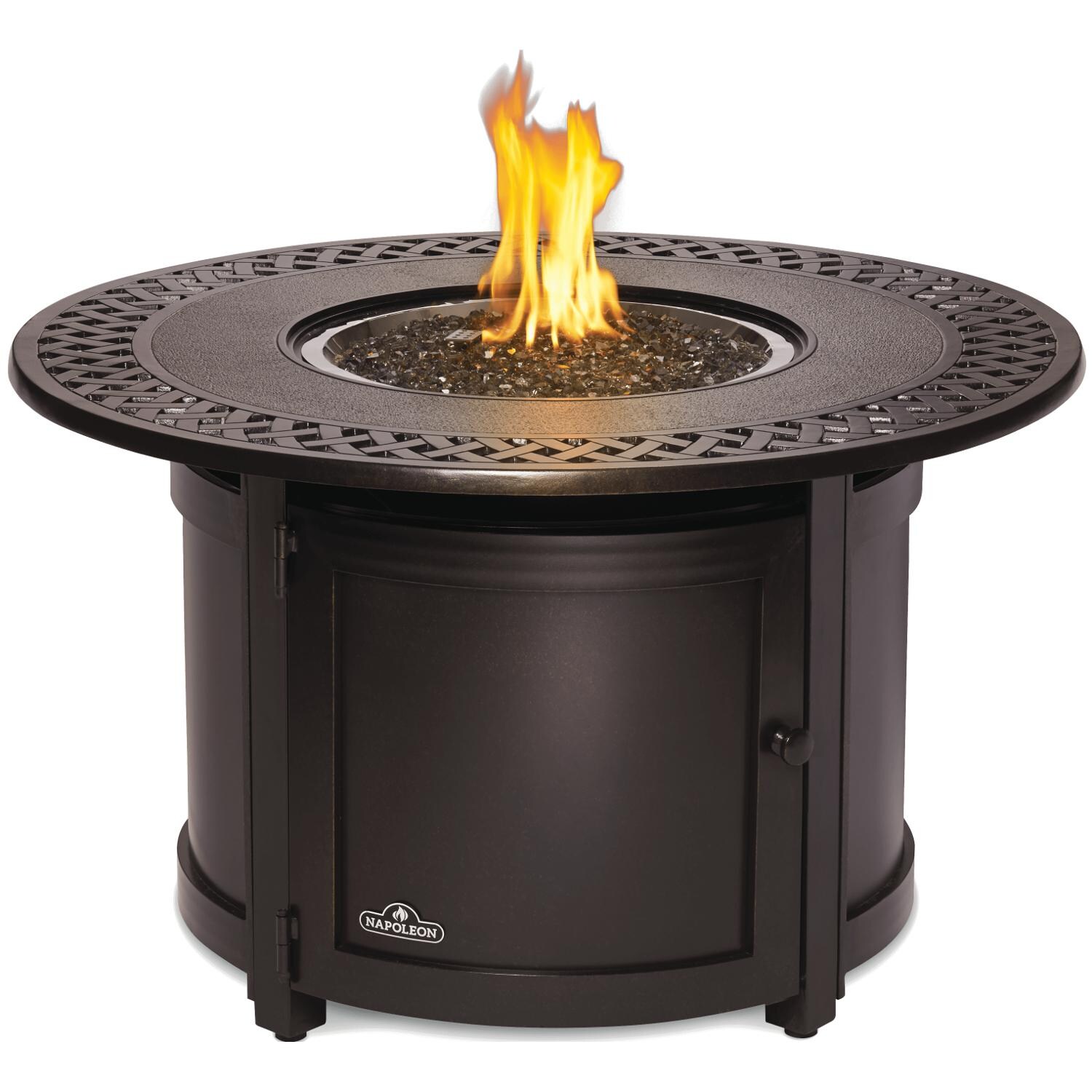 Napoleon Victorian Patioflame 42Inch Round Propane Gas Fire Pit Table