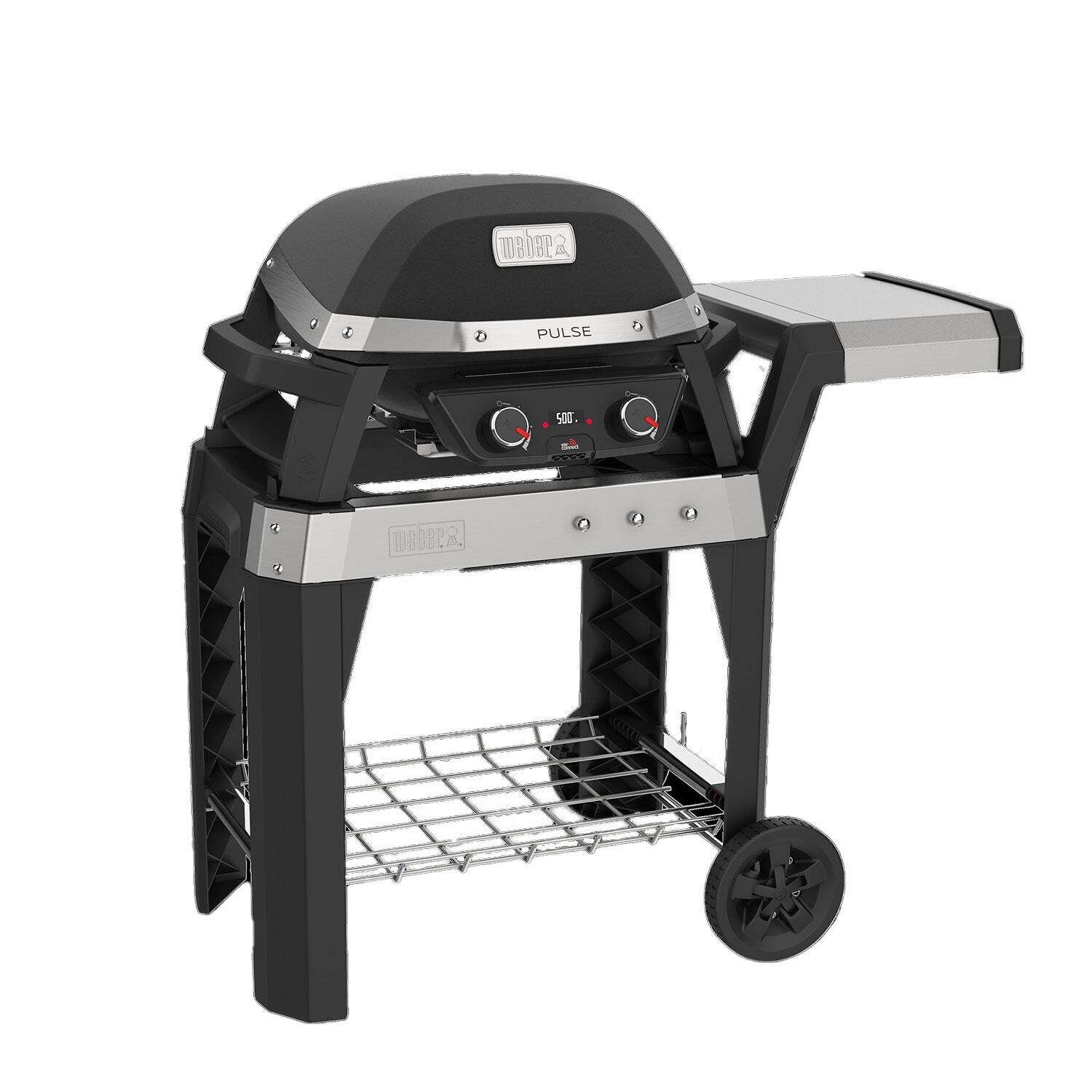 Weber - Pulse 2000 Electric Grill W/ Cart - 85012004 - Right Angle - White Background thumbnail