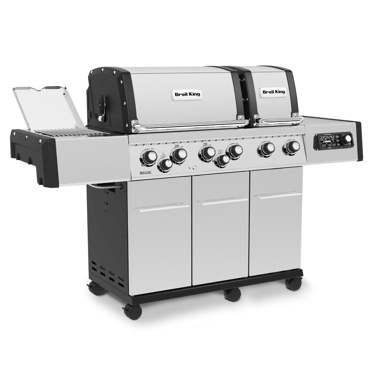 Broil King 689347 Regal QS 690 Pro IR Natural Gas Grill - Angled - White Background thumbnail