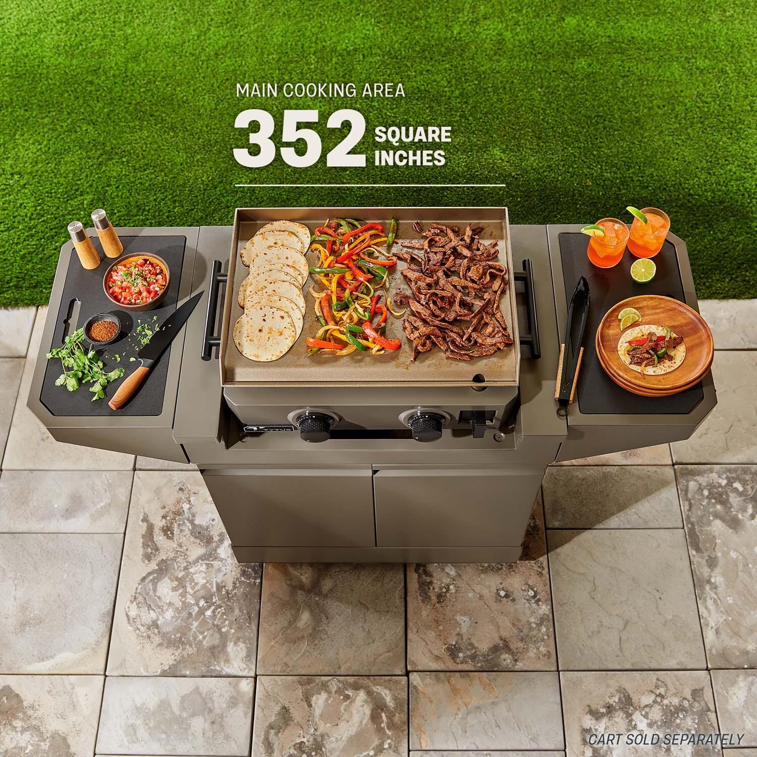 TYTUS TDT-GHS-GGRD Emberwood Propane Gas Griddle - Capacity - Detail thumbnail