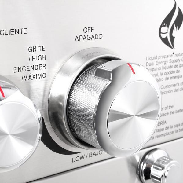 KitchenAid 36-Inch Built-In Propane Gas Grill - Control Knob Detail thumbnail