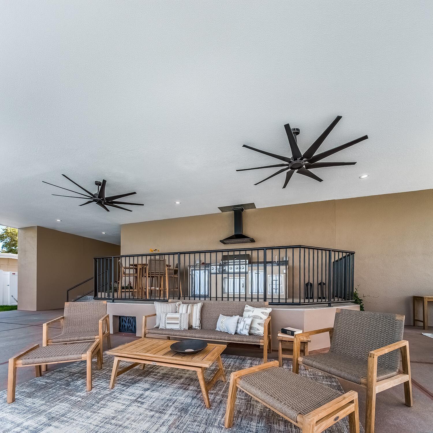 Admiral 5 Pc Teak Seating Set in Charcoal Gray by Royal Teak Collection