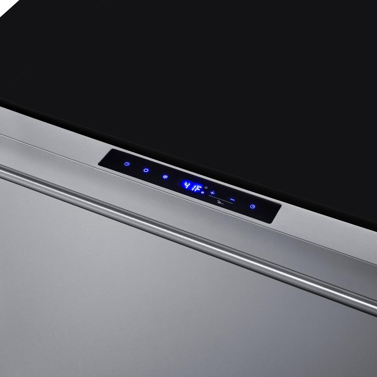 Summit SPHC30 30 Inch 2.4 Cu. Ft. Convertible Drawer Refrigerator/Warming Cabinet - Refrigerator Controls - Detail thumbnail