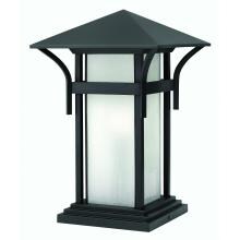 Hinkley Lighting Harbor One Light 17-Inch LED Outdoor Pier Mount - Satin Black - 2576SK-LED