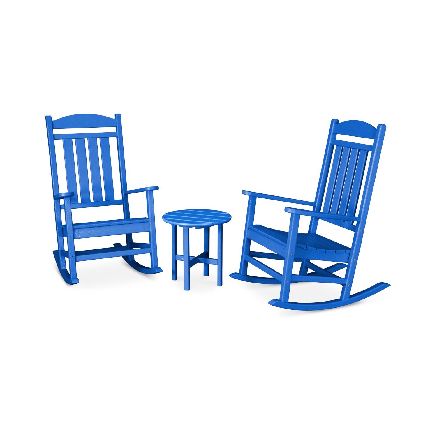 POLYWOOD Pacific Blue Presidential 3-Piece Rocker Set thumbnail