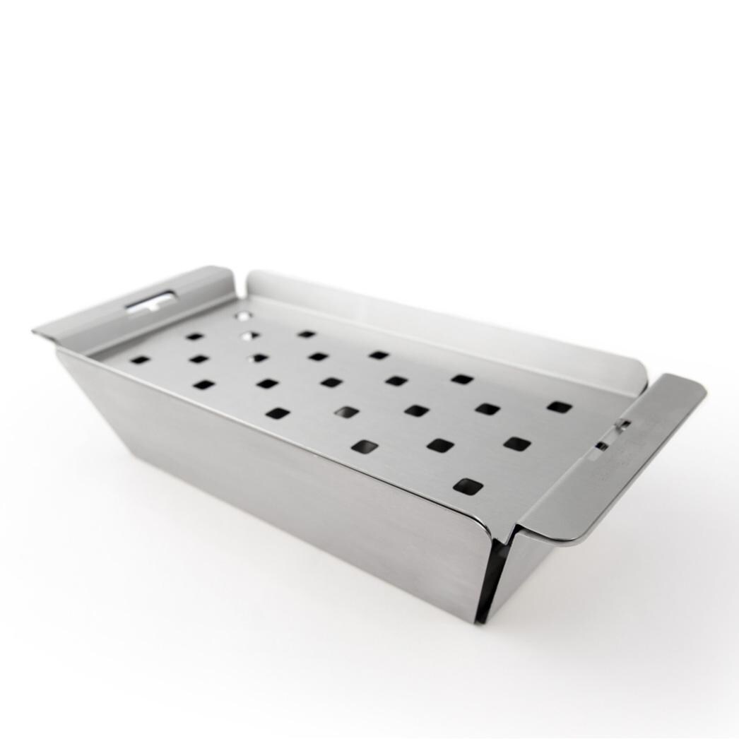 Broil King Stainless Steel Narrow Wok Grill Topper - 69822 - Grill Topper Attached (Not included) - White Background thumbnail