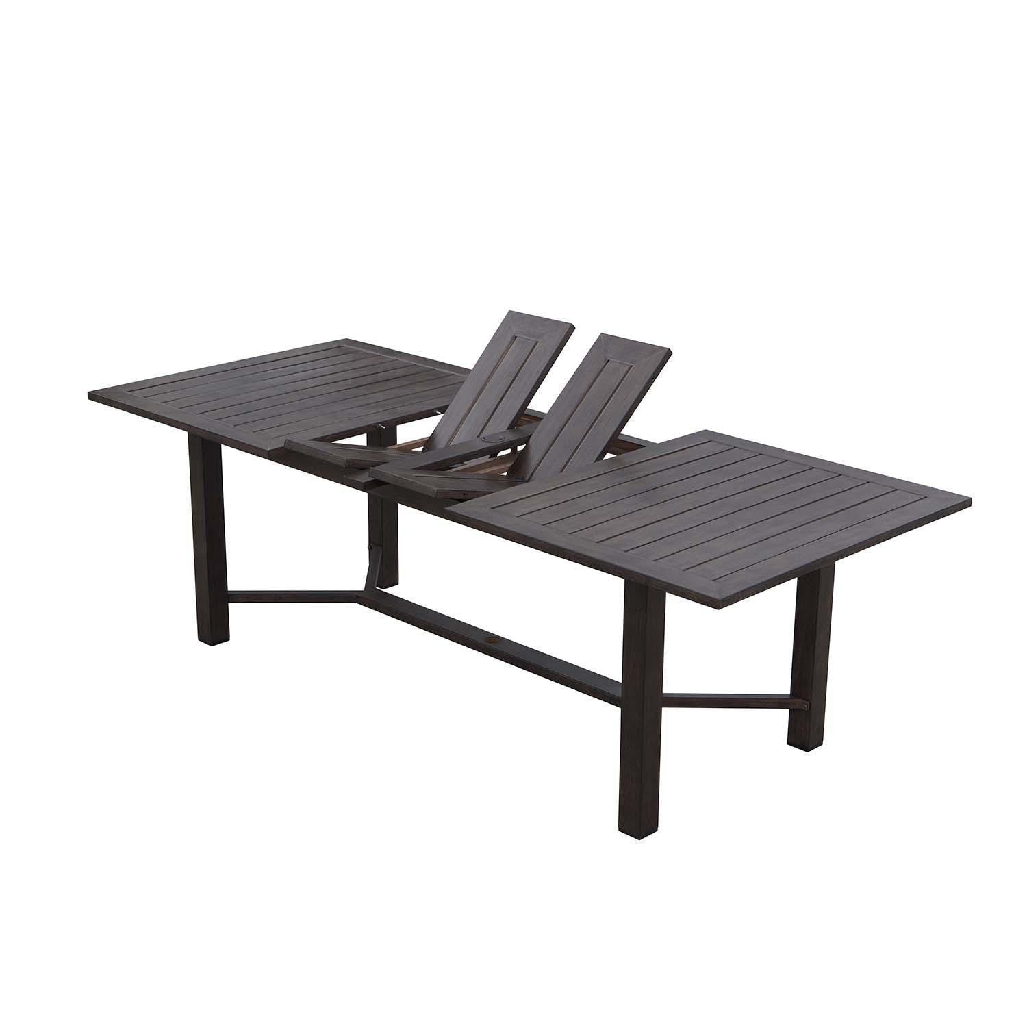 Atlantis 91 X 40 Inch Aluminum Extendable Dining Table by Darlee