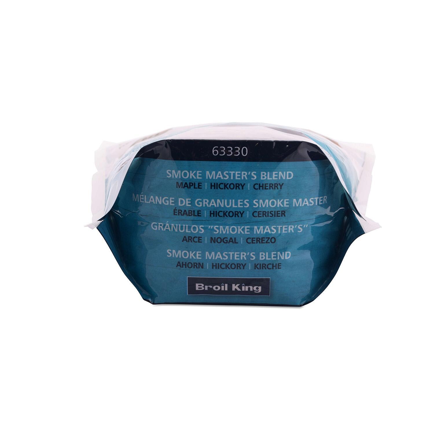 Broil King Smoke Master's Blend Pellets - 3 Lbs - 63330 - Bottom of Bag - White Background thumbnail