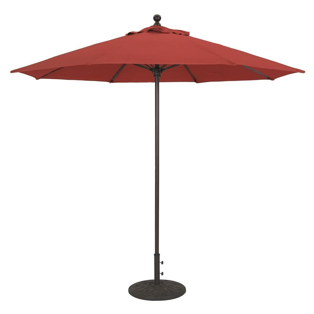 Galtech 9 Ft. Bar Height Octagonal Aluminum Patio Market Umbrella W