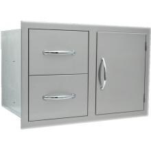 Sole Gourmet 30-Inch Deluxe Access Door & Double Drawer Combo image