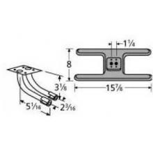 Cast Iron H Twin, Centered, 1.25 Inch Offset Burner 20502-72502 image