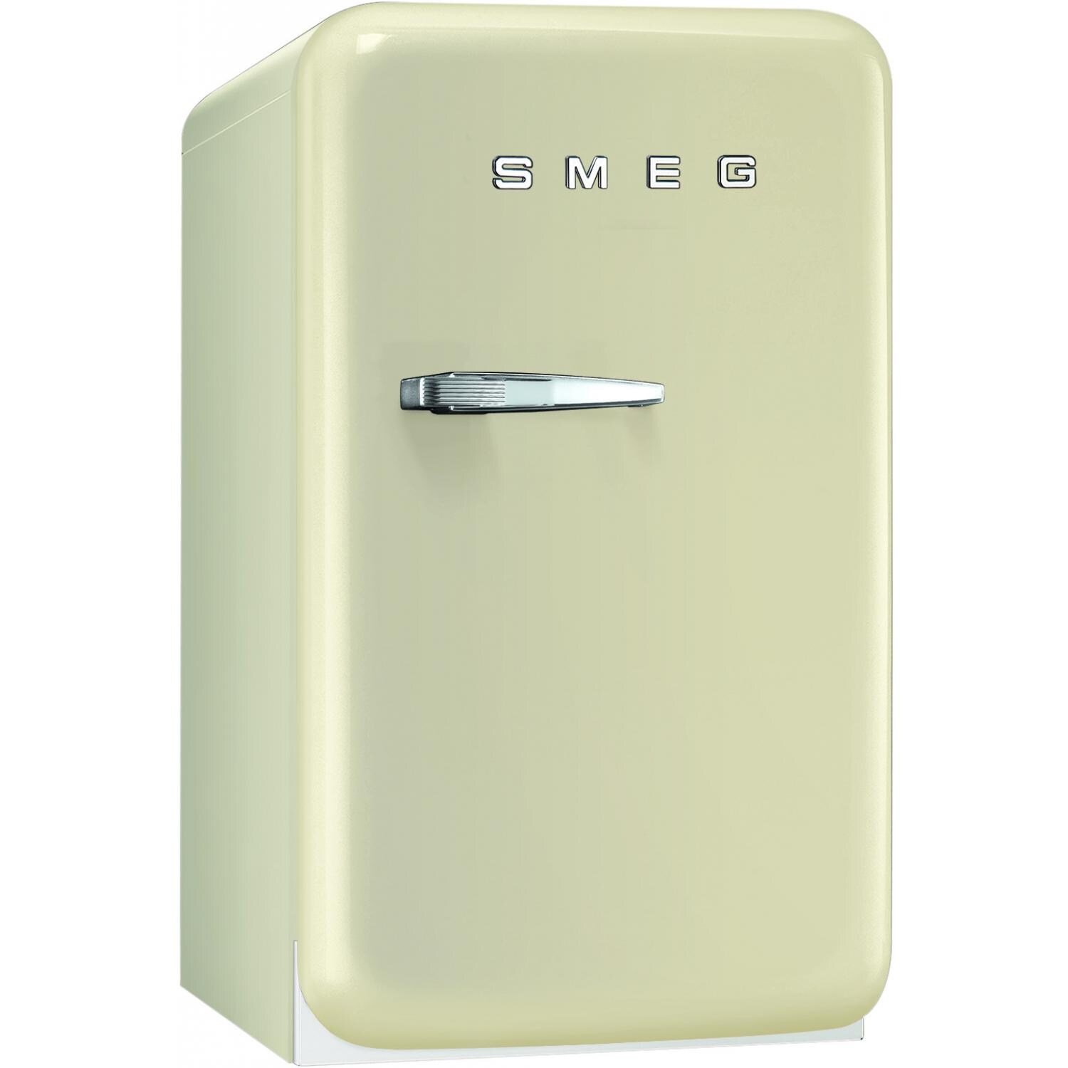 SMEG 1.5 Cu. Ft. Retro Style Cream Compact Refrigerator Right Hinge - FAB5URP thumbnail