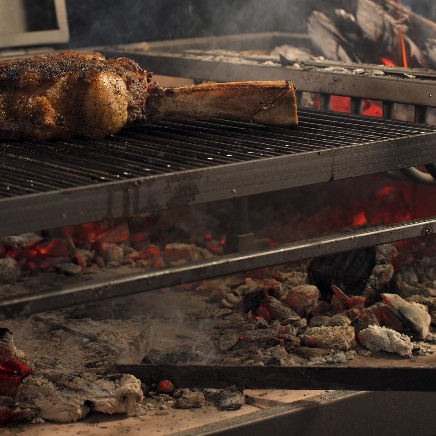 Nuke DELTACT02 47-Inch Argentinian-Style Countertop Gaucho Grill - Managing Coals With Included Poker thumbnail