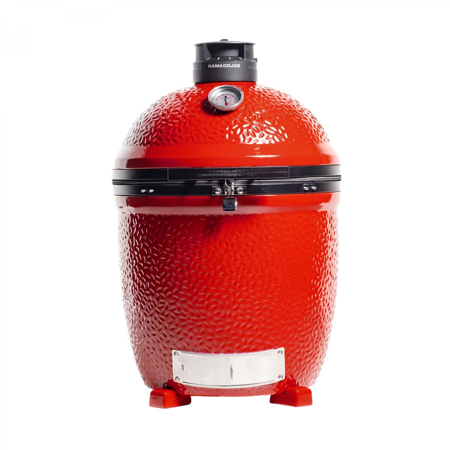 Kamado Joe Classic Joe III Standalone 18-inch Charcoal Grill in Red, Grill Gripper, and Ash Tool - KJ15040721