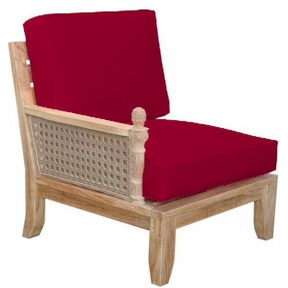 Anderson Teak Luxe Right Modular Teak Patio Club Chair