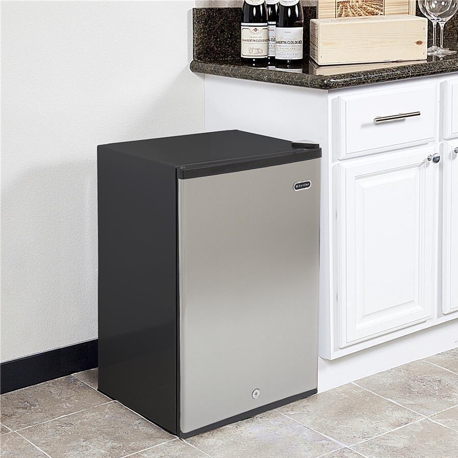 Whynter 2.1 Cu. Ft. Stainless Steel Upright Freezer With Lock - Lifestyle thumbnail