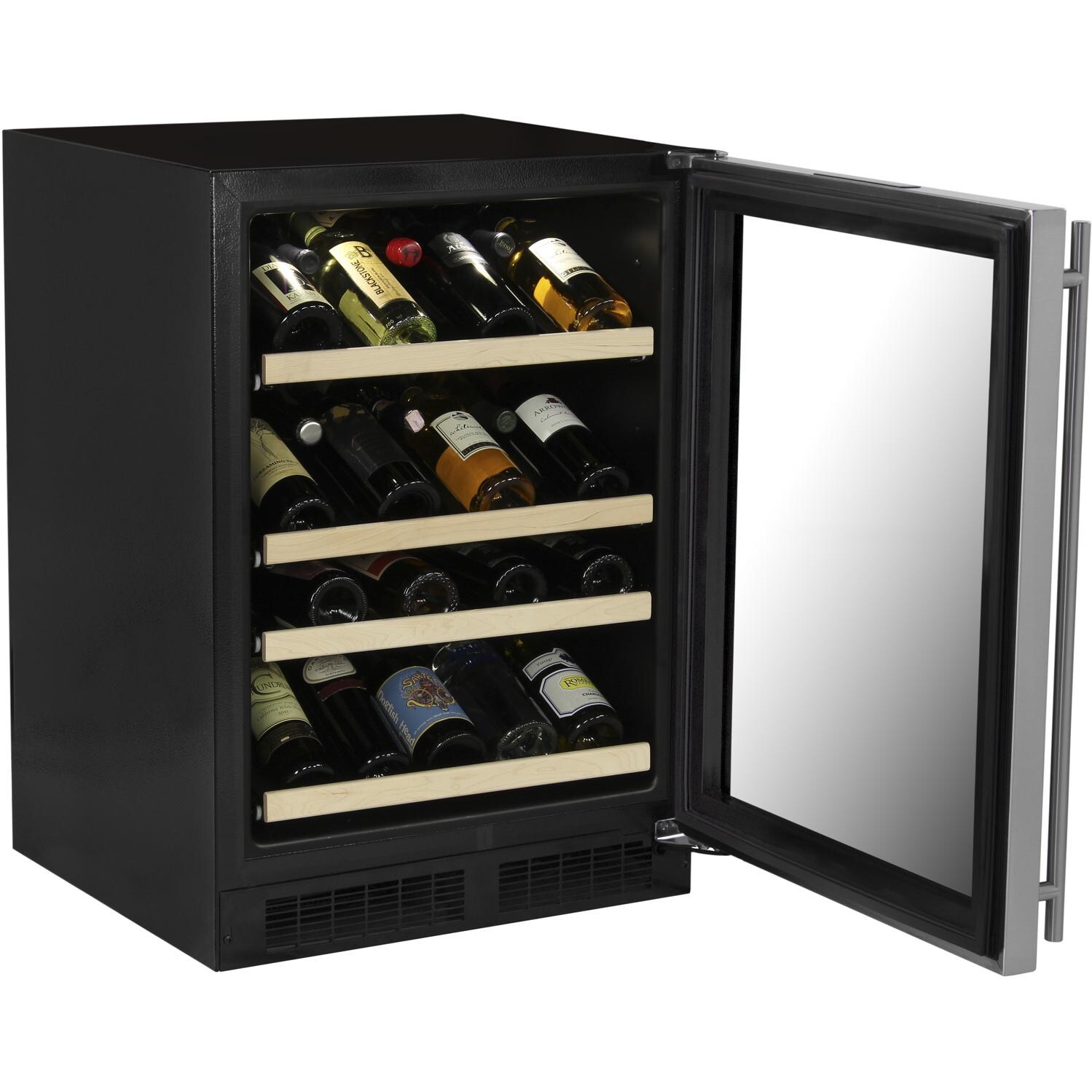 Marvel 24-Inch Single Zone Wine Cellar - Gallery Style - Open View thumbnail