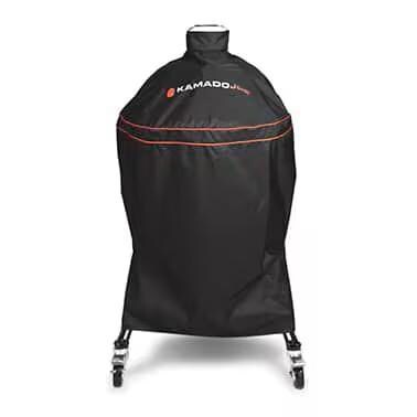 Kamado Joe Big Joe III 24-in Ceramic Kamado Grill Bundle - Kamado Grill Cover - White Background thumbnail