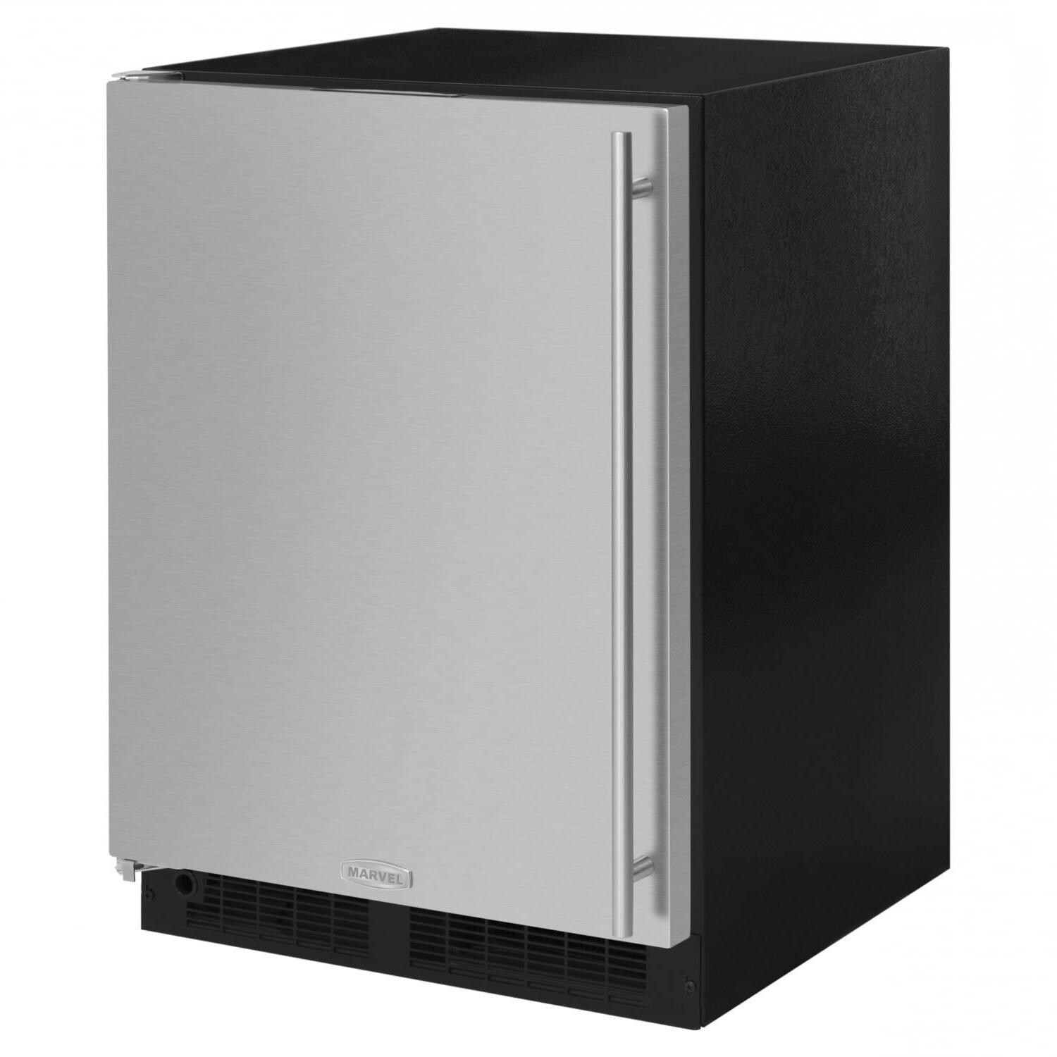 Marvel 24-Inch 4.7 Cu. Ft. Left Hinge Built-In Freezer - Stainless Steel - ML24FAS1LS thumbnail