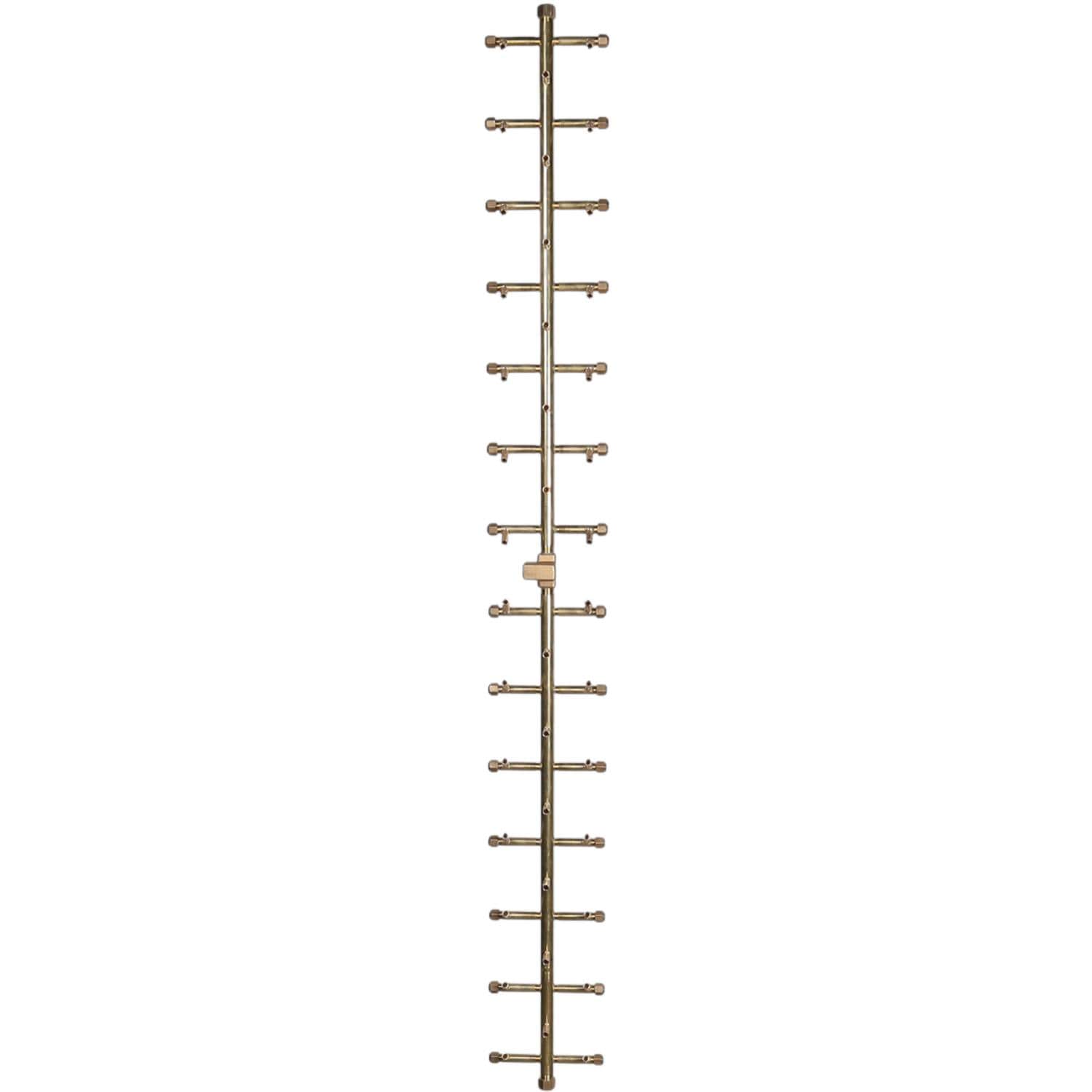 Warming Trends UT410 63 X 7 Inch Tree-Style Brass Burner - Burner - White Background thumbnail
