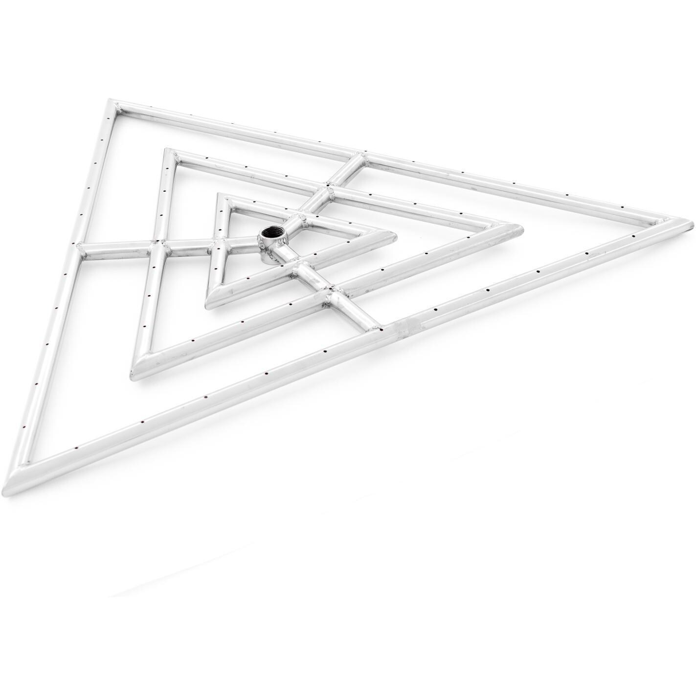 BBQGuys Signature 30-Inch Natural Gas Triangle Burner - Stainless Steel